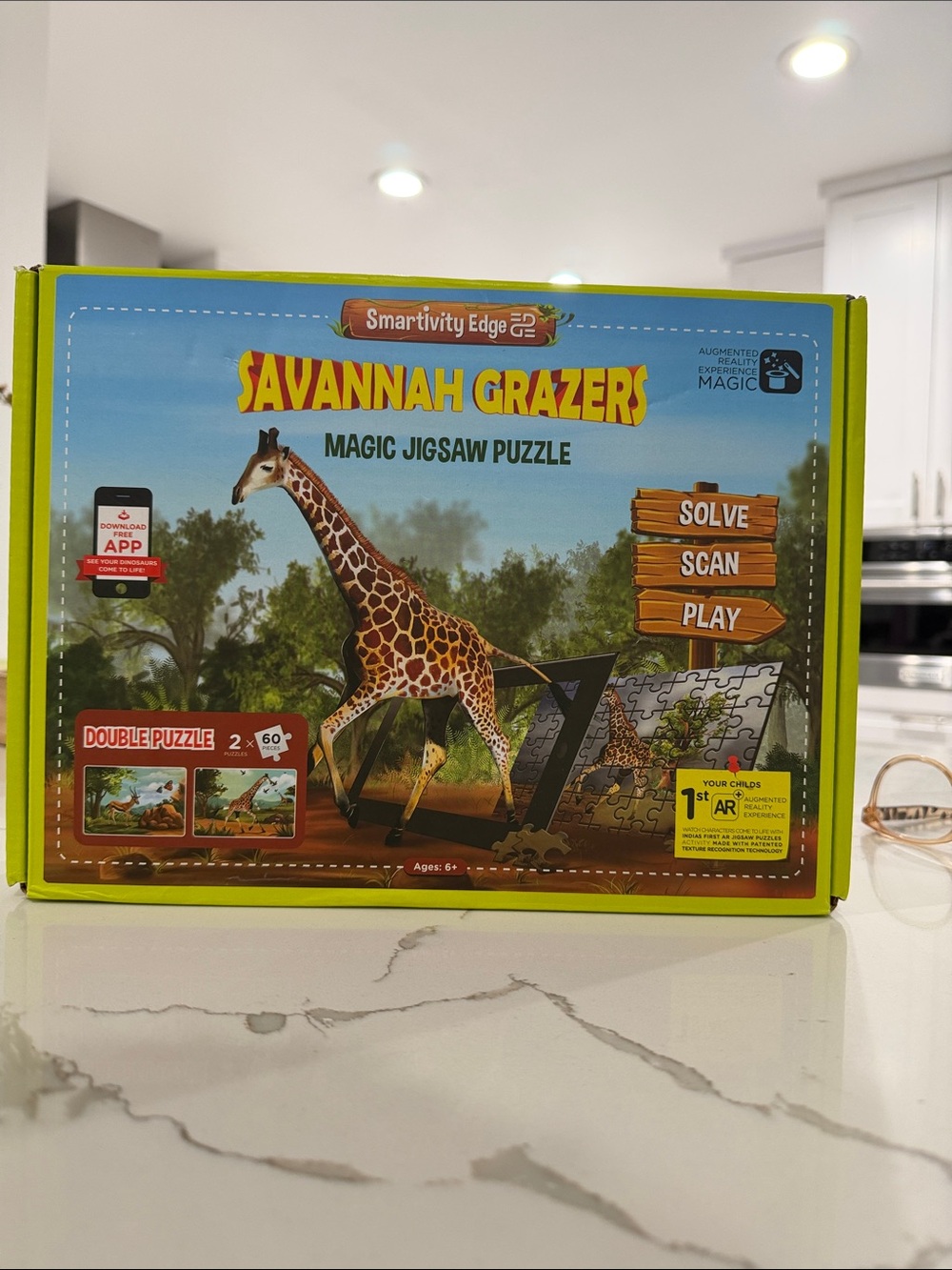 Savannah Grazers Magic Jigsaw Puzzle